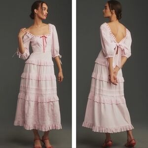 NWT DAMSON MADDER REBECCA BOW BACK DRESS